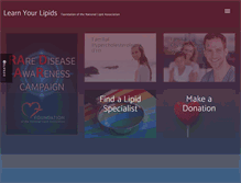 Tablet Screenshot of learnyourlipids.com